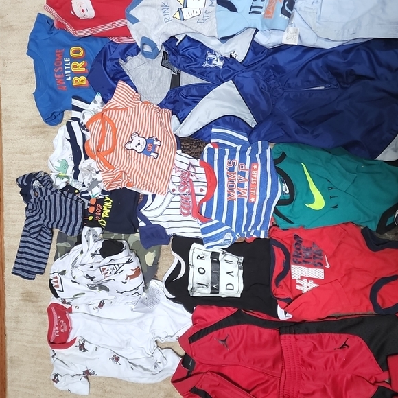 Sport babyJordan, nike, carter's 0 to 6 months onsies, sleepers, jump suits - Picture 2 of 7